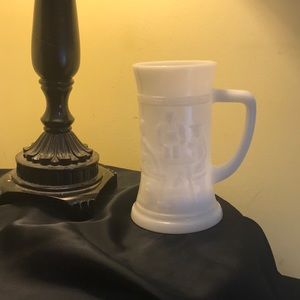 Vintage Federal Milk Glass Beer Stein
